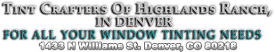 Tint Crafters of Highlands Ranch - logo